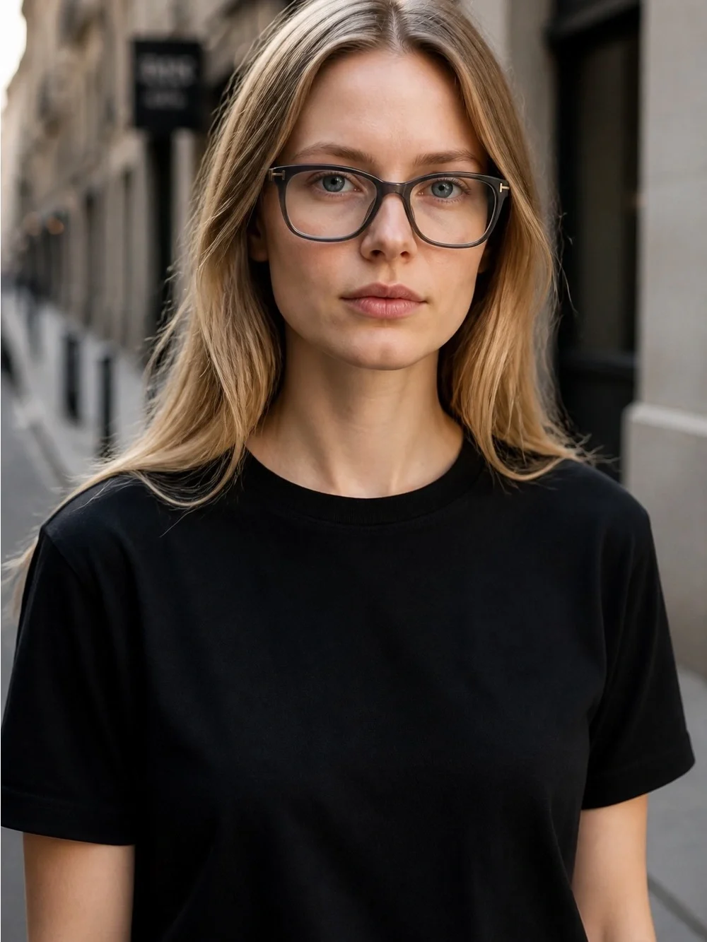 Tom Ford TF5353 Black 001 Cat Eye Plastic Optical Eyeglasses Frame 54-15-140 FT